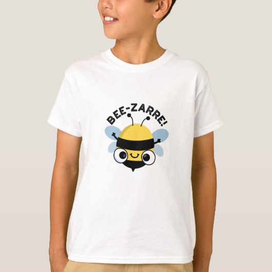 Bee-zarre Funny Bizarre Bee Pun T-shirt (Voorkant)