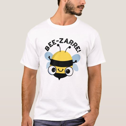 Bee-zarre Funny Bizarre Bee Pun T-shirt (Voorkant)