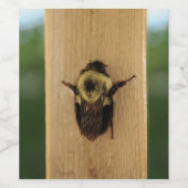 Bee-zilla Wijn Etiket (Enkel label)