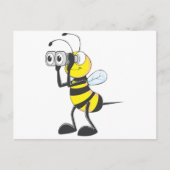 Bee zoeken briefkaart (Voorkant)