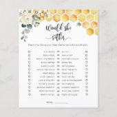 Bee zou ze liever vrijgezellenfeest spelen (Voorkant)