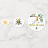 BeeBaby Shower Confetti (Voorkanten)