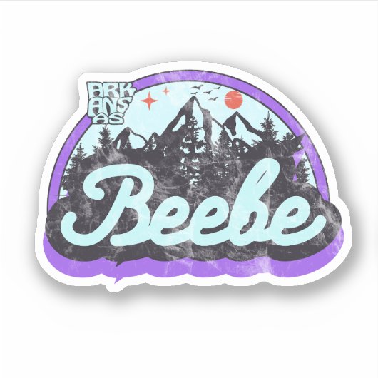 Beebe, Arkansas Sticker (Voorkant)