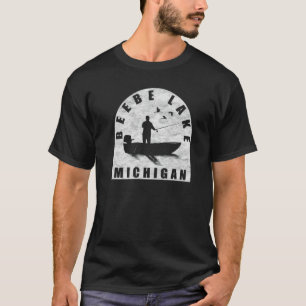 Beebe Lake Vissen Michigan T-shirt