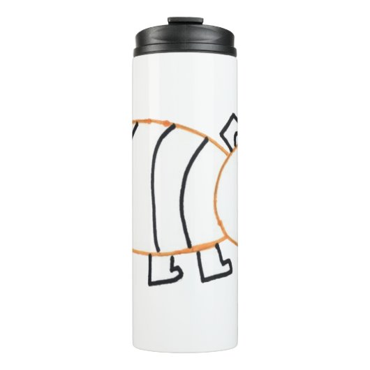 BeeBear-waterfles Thermosbeker (Voorkant)