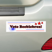 beeblebroxbumper bumpersticker (Op auto)
