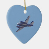 Beech B90 King Air Keramisch Ornament (Rechts)
