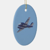 Beech B90 King Air Keramisch Ornament (Rechts)