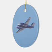 Beech B90 King Air Keramisch Ornament (Links)