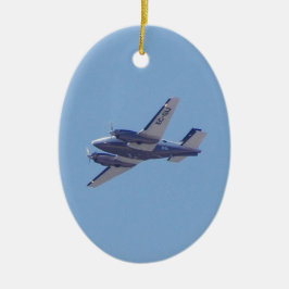 Beech B90 King Air Keramisch Ornament