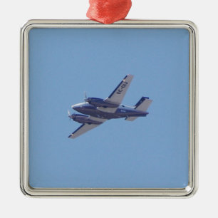 Beech B90 King Air Metalen Ornament