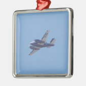 Beech B90 King Air Metalen Ornament (Links)