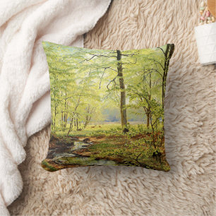 Beech-bomen in lente, Christelijk Zacho Kussen