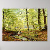 Beech-bomen in lente, Christelijk Zacho Poster (Voorkant)