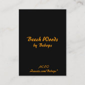 Beech Bossen ATC Visitekaartje (Achterkant)