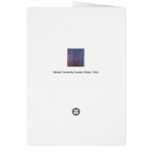 Beech Forest van Gustav Klimt,  Art Nouveau (Achterkant)