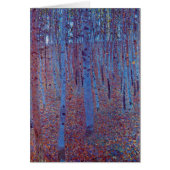 Beech Forest van Gustav Klimt,  Art Nouveau (Voorkant)