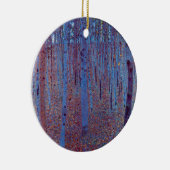 Beech Forest van Gustav Klimt,  Art Nouveau Keramisch Ornament (Rechts)