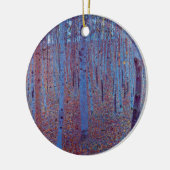 Beech Forest van Gustav Klimt,  Art Nouveau Keramisch Ornament (Links)