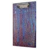Beech Forest van Gustav Klimt, Art Nouveau Klembord (Links)