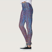 Beech Forest van Gustav Klimt,  Art Nouveau Leggings (Links)