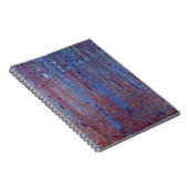 Beech Forest van Gustav Klimt, Art Nouveau Notitieboek (Rechterzijde)