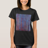 Beech Forest van Gustav Klimt,  Art Nouveau T-shirt (Voorkant)