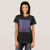Beech Forest van Gustav Klimt,  Art Nouveau T-shirt (Voorkant volledig)