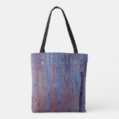 Beech Forest van Gustav Klimt, Art Nouveau Tote Bag (Achterkant)