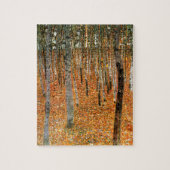 Beech Forest van Gustav Klimt Legpuzzel (Verticaal)