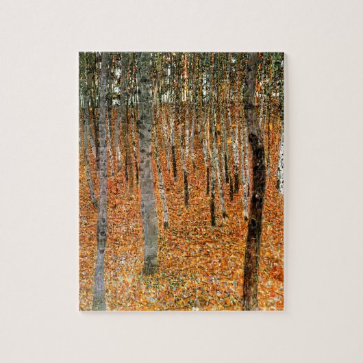 Beech Forest van Gustav Klimt Legpuzzel (Verticaal)