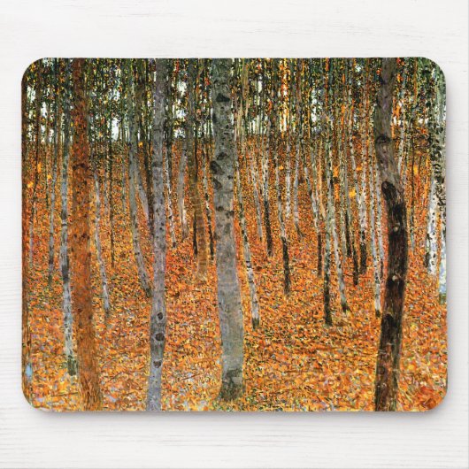 Beech Forest van Gustav Klimt Muismat (Voorkant)