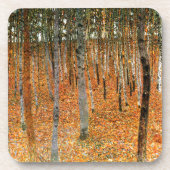 Beech Forest van Gustav Klimt Onderzetter (Voorkant)
