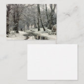 Beech Forest, winter door Anders Andersen-Lundby Informatiekaartje (Voorkant / Achterkant)