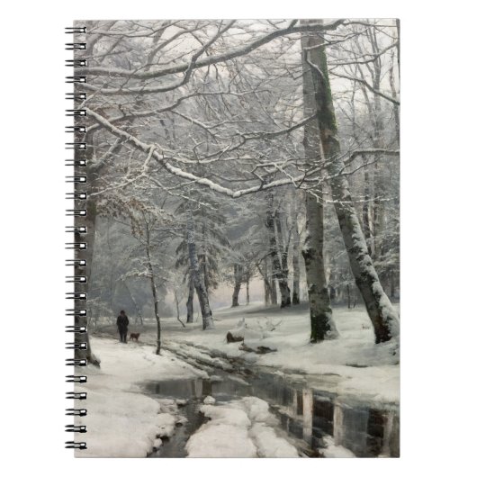 Beech Forest, winter door Anders Andersen-Lundby Notitieboek (Voorkant)