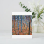 Beech Grove, Gustav Klimt Briefkaart (Staand voorkant)