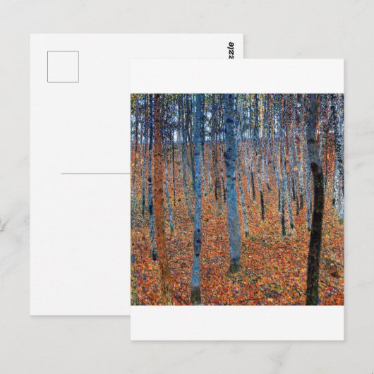 Beech Grove, Gustav Klimt Briefkaart (Voorkant / Achterkant)