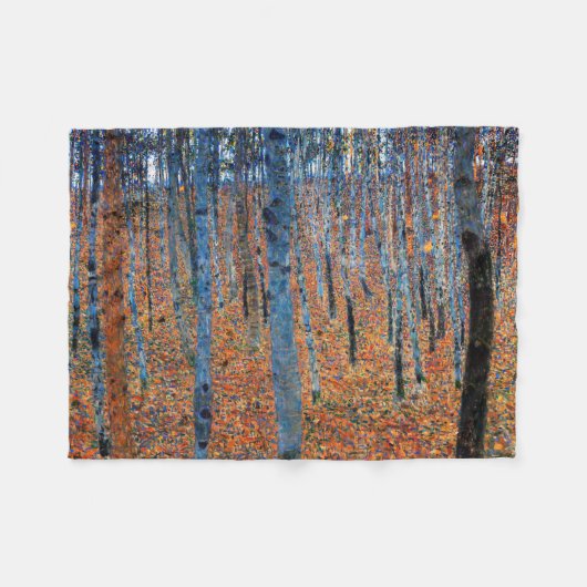 Beech Grove, Gustav Klimt Fleece Deken (Voorkant (Horizontaal))