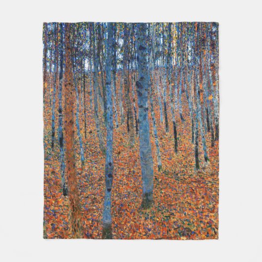 Beech Grove, Gustav Klimt Fleece Deken (Voorkant)