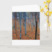 Beech Grove, Gustav Klimt Kaart (Gele Bloem)