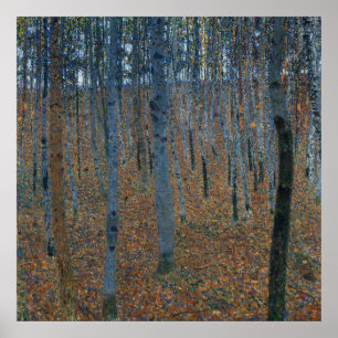 Beech Grove I - Gustav Klimt (1902) Poster