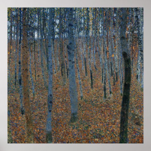 Beech Grove I - Gustav Klimt (1902) Poster (Voorkant)