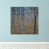Beech Grove I van Gustav Klimt Canvas Afdruk (Insitu (Houten vloer))