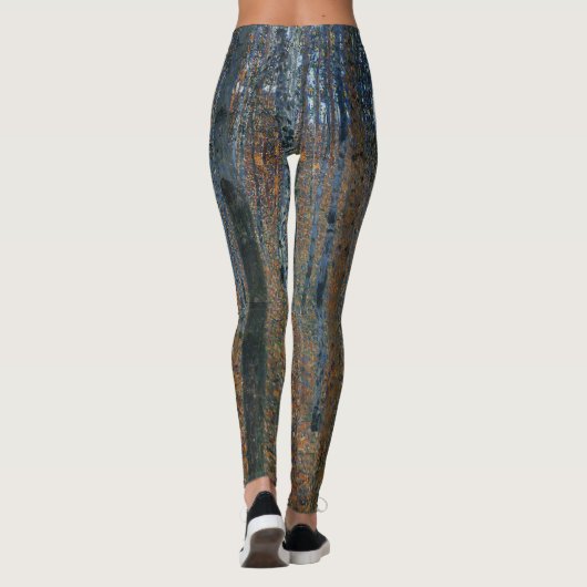 Beech Grove I van Gustav Klimt Leggings (Achterkant)