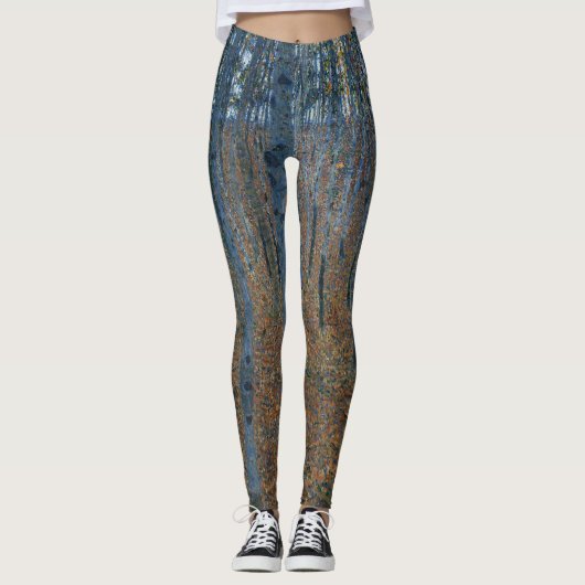 Beech Grove I van Gustav Klimt Leggings (Voorkant)