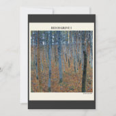 Beech Grove I van Gustav Klimt  moderne kunst, Kaart (Voorkant)