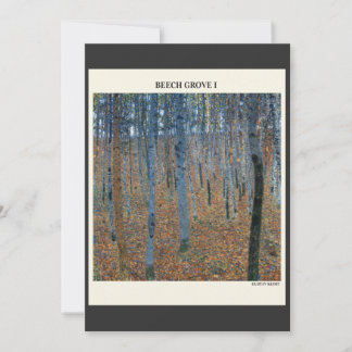 Beech Grove I van Gustav Klimt  moderne kunst, Kaart