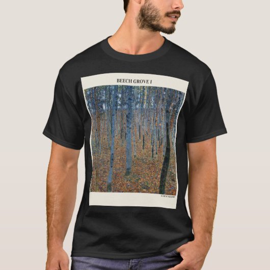 Beech Grove I van Gustav Klimt moderne kunst, T-shirt (Voorkant)