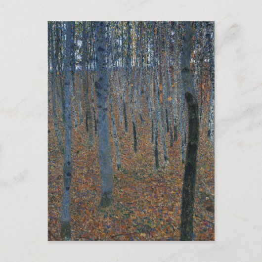 Beech Grove I van Gustav Klimt Painting Artwork Briefkaart (Voorkant)