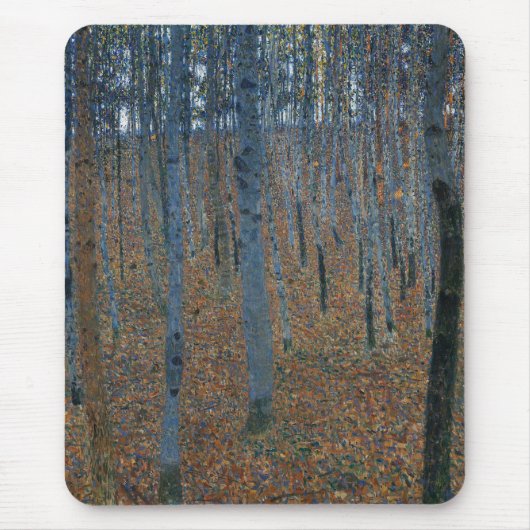 Beech Grove I van Gustav Klimt Painting Artwork Muismat (Voorkant)